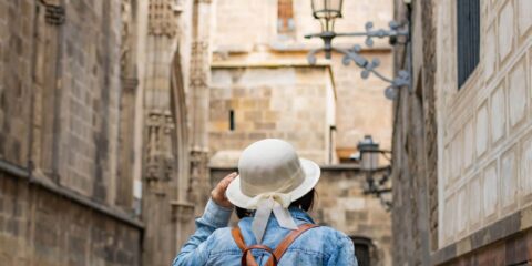 tourist in the gothic quarter of barcelona 2023 10 09 20 29 03 utc min 1 3 scaled 1